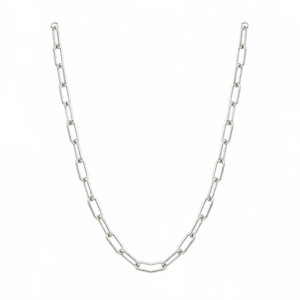 Cadena de Plata Limada 45 cm