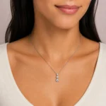 Collar Triple Punto de Luz Degradé en Plata 925