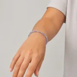 Pulsera de Cristales Lila