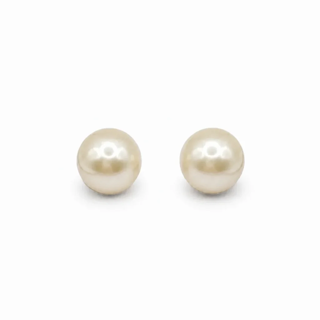 Aros de Perla Mallorca Blanca