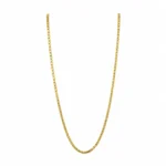 Cadena de Plata Veneciana Slim con Oro 45 cm