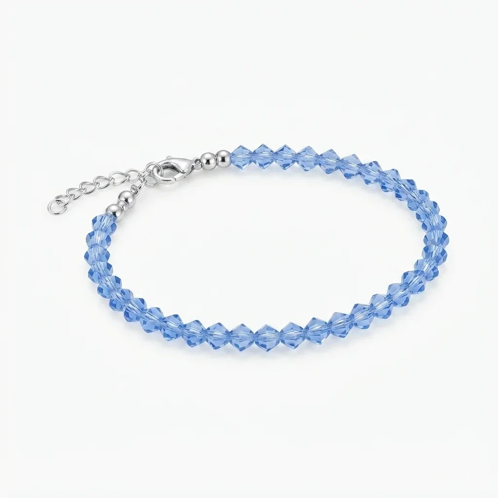 Pulsera de Cristales Azul