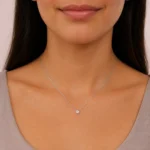 Collar Punto de Luz Mediano en Plata 925