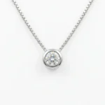 Collar Punto de Luz en Plata 925
