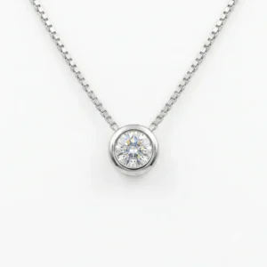 Collar Punto de Luz en Plata 925