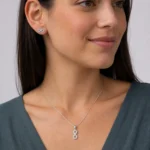 Conjunto Infinito en Plata 925 — Collar y Aros