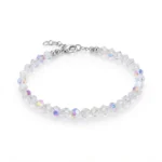 Pulsera de Cristales Tornasol Transparente