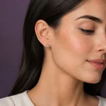 Aros de Perla Mallorca Gris en Plata 925
