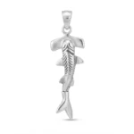Colgante Tiburón Martillo en Plata 925