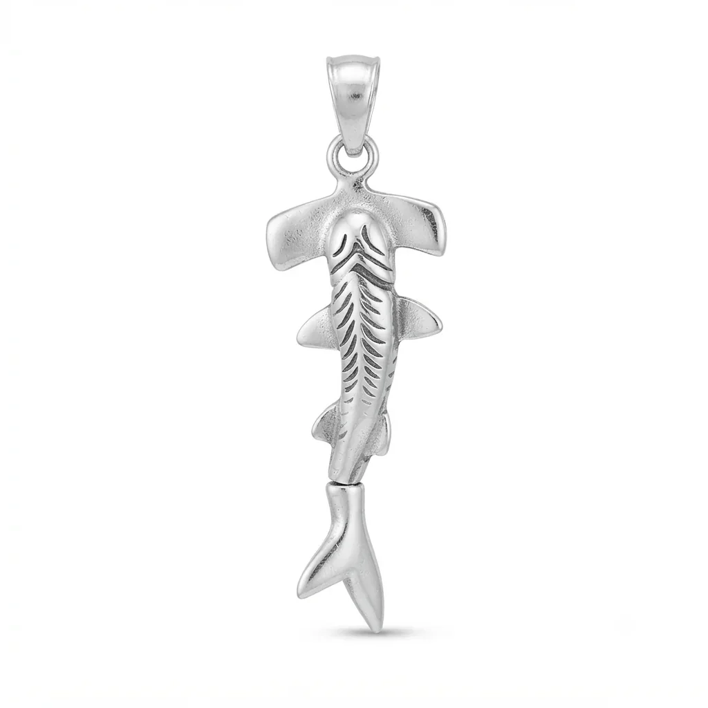 Colgante Tiburón Martillo en Plata 925