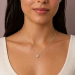 Collar Punto de Luz en Plata 925