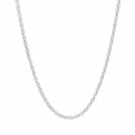 Cadena de Plata Turbillón 50 cm