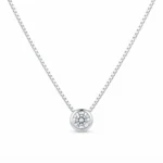 Collar Punto de Luz Mediano en Plata 925