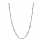 Cadena de plata turbillón facetada