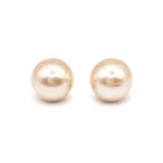 Aros de Perla Mallorca Crema 12 mm