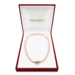 Collar de Perlas Mallorca Rosa 45 cm
