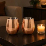 Set 2 Vasos Cobrizados 540 ml